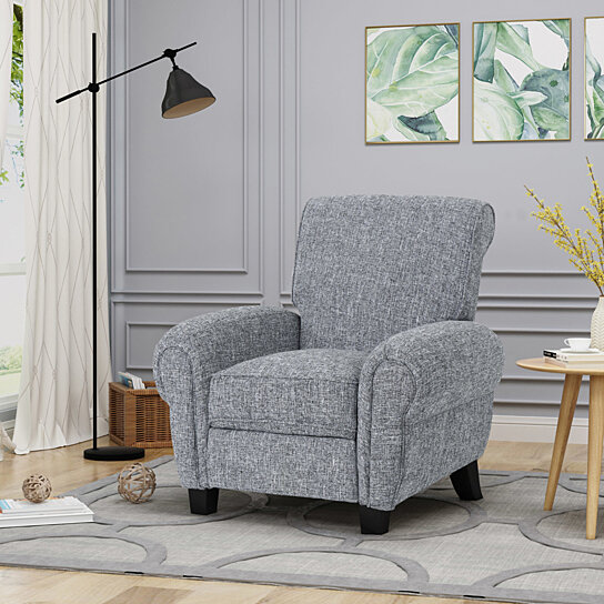 Tripp Monte Traditional Upholstered Pushback Recliner